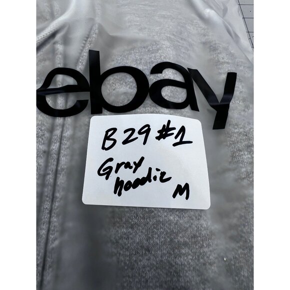 MW Gray Zip-Up Hoodie Sz. M Vintage 1980’s Metal Zipper ~minty~ Rocky Balboa - Picture 16 of 16